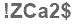 The text to enter in the texbox below is: !ZCa2$