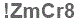 The text to enter in the texbox below is: !ZmCr8