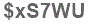 The text to enter in the texbox below is: $xS7WU