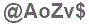The text to enter in the texbox below is: @AoZv$