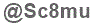 The text to enter in the texbox below is: @Sc8mu
