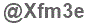 The text to enter in the texbox below is: @Xfm3e
