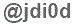 The text to enter in the texbox below is: @jdi0d