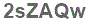 The text to enter in the texbox below is: 2sZAQw