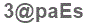 The text to enter in the texbox below is: 3@paEs