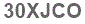 The text to enter in the texbox below is: 30XJCO