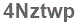 The text to enter in the texbox below is: 4Nztwp
