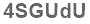 The text to enter in the texbox below is: 4SGUdU