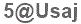The text to enter in the texbox below is: 5@Usaj