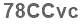 The text to enter in the texbox below is: 78CCvc