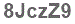The text to enter in the texbox below is: 8JczZ9