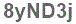 The text to enter in the texbox below is: 8yND3j