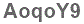 The text to enter in the texbox below is: AoqoY9