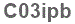 The text to enter in the texbox below is: C03ipb