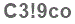 The text to enter in the texbox below is: C3!9co