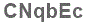 The text to enter in the texbox below is: CNqbEc