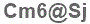 The text to enter in the texbox below is: Cm6@Sj