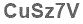 The text to enter in the texbox below is: CuSz7V