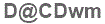 The text to enter in the texbox below is: D@CDwm