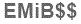 The text to enter in the texbox below is: EMiB$$