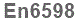 The text to enter in the texbox below is: En6598