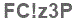 The text to enter in the texbox below is: FC!z3P