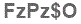 The text to enter in the texbox below is: FzPz$O