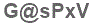 The text to enter in the texbox below is: G@sPxV