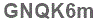The text to enter in the texbox below is: GNQK6m