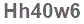 The text to enter in the texbox below is: Hh40w6