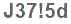 The text to enter in the texbox below is: J37!5d