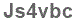 The text to enter in the texbox below is: Js4vbc