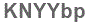 The text to enter in the texbox below is: KNYYbp