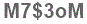 The text to enter in the texbox below is: M7$3oM