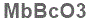 The text to enter in the texbox below is: MbBcO3