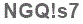 The text to enter in the texbox below is: NGQ!s7