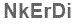 The text to enter in the texbox below is: NkErDi