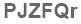 The text to enter in the texbox below is: PJZFQr