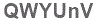 The text to enter in the texbox below is: QWYUnV