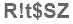 The text to enter in the texbox below is: R!t$SZ