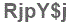 The text to enter in the texbox below is: RjpY$j