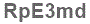 The text to enter in the texbox below is: RpE3md