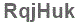 The text to enter in the texbox below is: RqjHuk