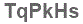 The text to enter in the texbox below is: TqPkHs