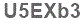 The text to enter in the texbox below is: U5EXb3