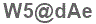 The text to enter in the texbox below is: W5@dAe