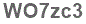 The text to enter in the texbox below is: WO7zc3