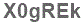 The text to enter in the texbox below is: X0gREk