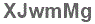The text to enter in the texbox below is: XJwmMg