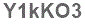The text to enter in the texbox below is: Y1kKO3